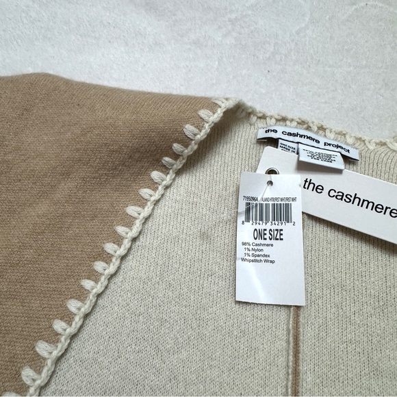 The Cashmere Project Whipstitch Wrap One Size Open Front Cardigan - Picture 9 of 9